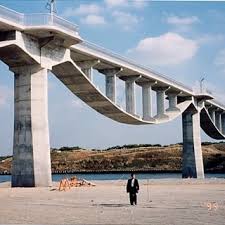 prestressed concrete bridges in an