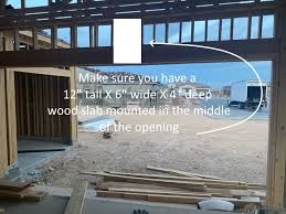 framing a garage door opening