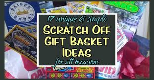 scratch off lottery ticket gift basket