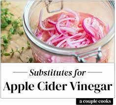 best apple cider vinegar subsute a