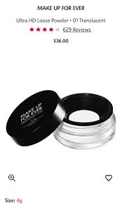 forever ultra hd loose powder