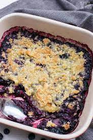An easy recipe for homemade blueberry crumble. Easy Low Carb Blueberry Cobbler Gluten Free Low Carb Yum