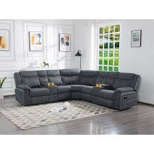 J E Home 149 6 In Gray Polyester