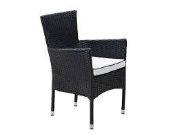 cambridge black rattan stacking chair