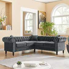 Chesterfield Sofa Gray