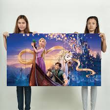 Tangled Rapunzel Block Giant Wall Art