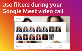 It's a great solution for both individuals and businesses to meet on audio and video calls. Filters Stickers For Google Meet