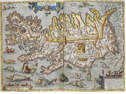 Lawrence, massachusetts bay, cape cod bay, long island sound, lake champlain, nantucket sound, batiments, reservoir cabonga. Map Of Iceland By Abraham Ortelius 1590 Dedicated To Frederick Ii Of Download Scientific Diagram