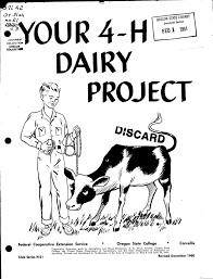 4 H Our Dairy Proj Ect