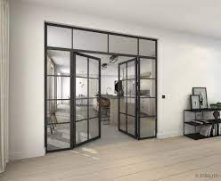 Steel Framed Internal Doors And Side