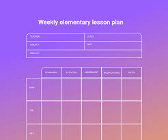 how to write a lesson plan template