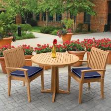 Foxhall Round Small Teak Table