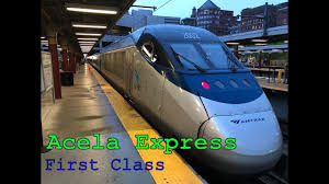 Amtrak Acela Express Americas Highspeed Train First Class Trip Report
