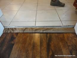 install thresholds on an uneven floor