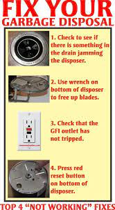 how to fix a garbage disposal humming