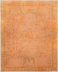 large antique turkish oushak rug 71694