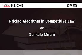 pricing algorithm in compeive law