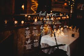 Acrylic Wedding Signs Seating Charts Mid South Bride