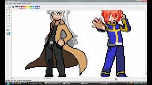 Welcome to our sprites gallery, where you can see sprites for every pokémon choose your pokémon below (use ctrl+f to find it quickly) to see their regular sprite, shiny sprite and back sprites. Pixel Arts How To Make Custom Pokemon Trainer Sprites Part 1 Youtube