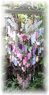 Think Pink Stained Glass Wind Chime
