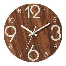 home decor wooden wall clock