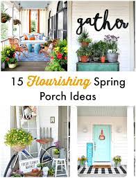 15 flourishing spring porch ideas