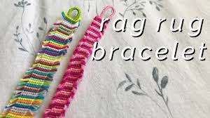 rag rug inspired bracelet tutorial