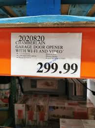 costco 2020820 chamberlain garage door