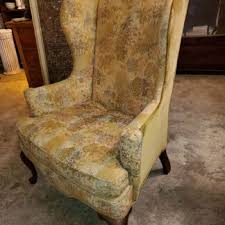 antique carved living room side chair