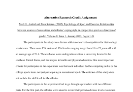 Literature Review Research Papers Into The Psychology Of
