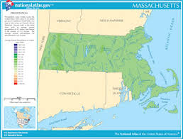 Map Of Massachusetts Lakes Streams And Rivers