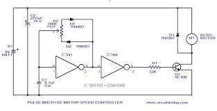 pwm motor sd control circuit with