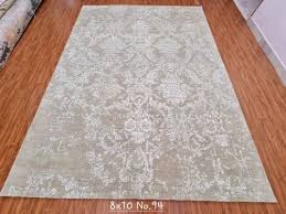 d hand knotted wool bamboo silk