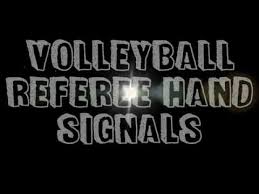 Volleyball Referee Hand Signals Youtube