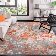 geometric abstract square area rug
