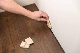 You can easily lay diy laminate floors in almost every room in your home, including kitchens, since it doesn't have to be glued down and doesn't involve grout or mortar. How To Install A Laminate Floor How Tos Diy