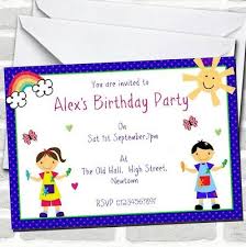Very happy with my invitations, definitely worth a visit. Greeting Cards Invitations Personalized Digital Paint Arts Crafts Boy Birthday Party Invitation Diy Print Home Garden