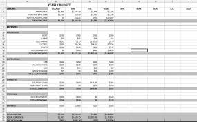 Example Of Budget Sheet And Sample Budget Forms Personal La