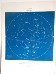 February Constellations Star Chart Blue Star Chart