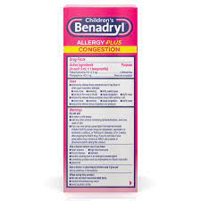 benadryl allergy plus congestion relief