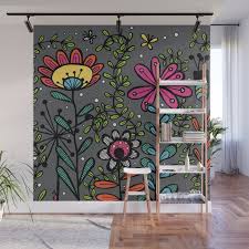 Nature Flowers Wall Mural
