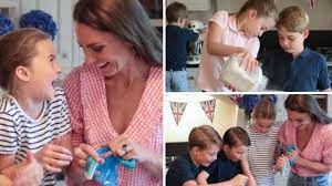 Duchess of Cambridge, George, Charlotte and Louis bake cakes for the  Platinum Jubilee - daytonews