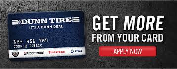 Maybe you would like to learn more about one of these? The Dunn Tire Credit Card