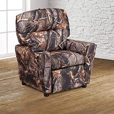 This comfy kids recliner is going to be a great addition to your family room or your kid's bedroom or playroom. Amazon Com Flash Furniture Contemporary Camouflaged Fabric Kids Recliner With Cup Holder Furniture Decor