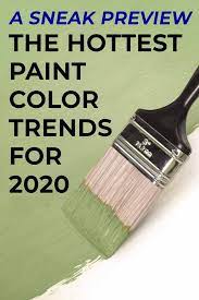 2020 paint color trends the hottest
