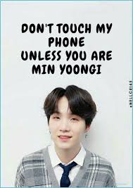 Today i made a wallpaper for the phone. Suga Donpt Touch My Phone Wallpaper 12 12 Dont Touch My Phone Dont Touch My Phone Bts Neat