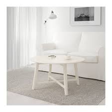 Kragsta Coffee Table White 90 Cm