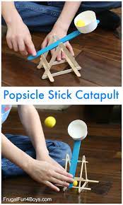 powerful popsicle stick catapult