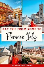 rome to florence day trip itinerary