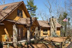 Log Home Style Lake Mountain Or Woods